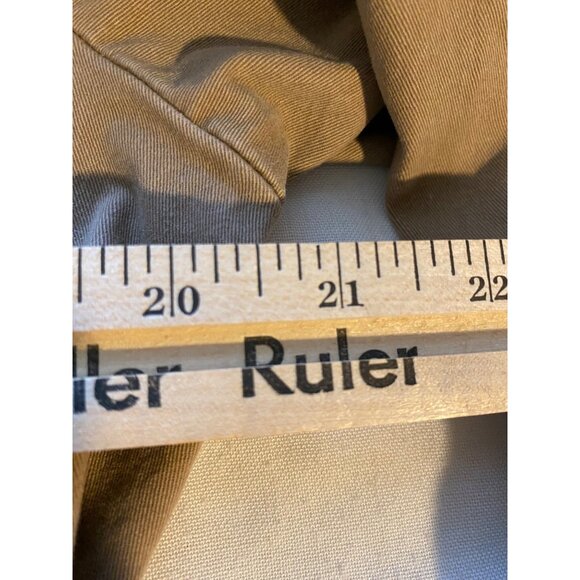 Time And Tru Women's Beige Utility Jacket M Drawstring Waist Full Zip Y2K Grunge - Picture 7 of 8